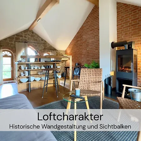 Appartamento 2 Architektenwohnung, Privatsauna, Whirlwanne, Kamin - Naehe Saechsische Schweiz Dresden - Bestprice *